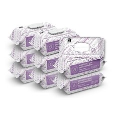 Baby Wipes, Sensitive, 810 Count, Flip-Top Packs, Pack of 9