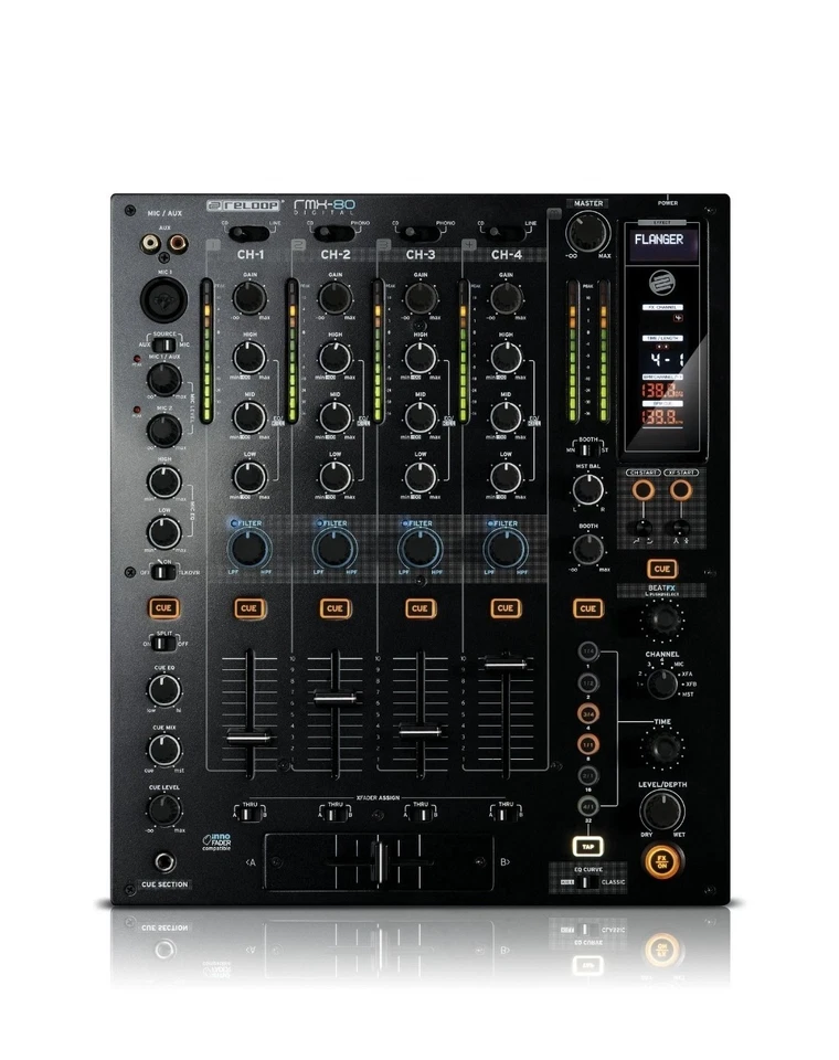 Reloop RMX-80 Digital DJ Mixer w/built In Effects. - Image 2 of 4