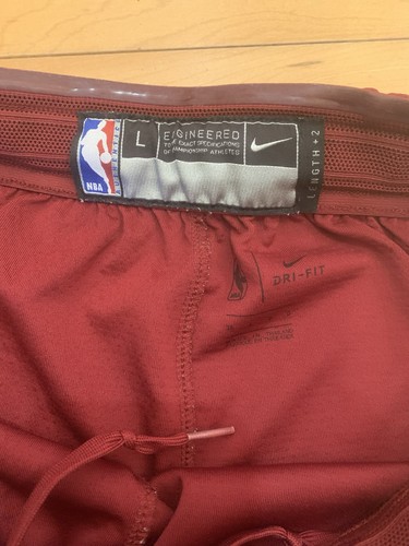 2017 Nike NBA Authentics Dri-FIT Mens Large Cleveland Cavaliers Practice Shorts - Picture 3 of 7