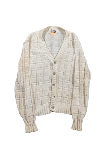 Pendleton, 1970s Lobo Pendleton Knit Cardigan Size Large Measure 21 By 26 396