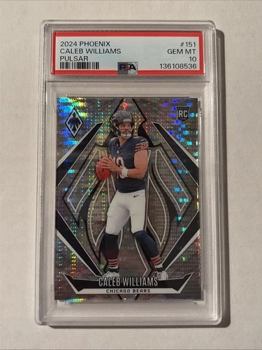 2024 Panini Phoenix - ROOKIES Caleb Williams #151 Pulsar /200 PSA 10