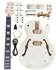 DIY Single Cut Electric Guitar Kits  Mahogany Body and Neck Rosewood Fingerboard