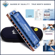 Versatile Diatonic Harmonica for All Music Styles, Lightweight and Easy to Carry