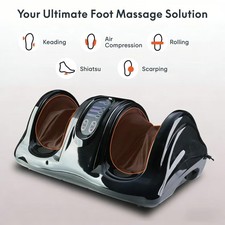 Foot Massager Machine with Heat Remote Deep Kneading Rolling Massage Pain Relief