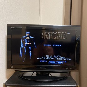 Batman Famicom Sunsoft 1989 Complete Box Manual Japan