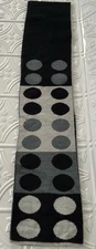 Smartwool Black Grey and White Reversible Wool Blend Geometric Circles