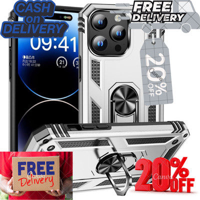 iPhone 16 Pro Max Tech Ring Holder Protective Case