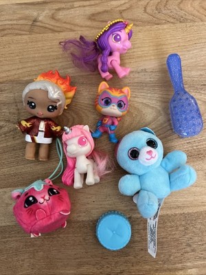 Girl Toy Lot Shopkins  My Little Pony Barbie Yummiland Superkitties Plushie Pets