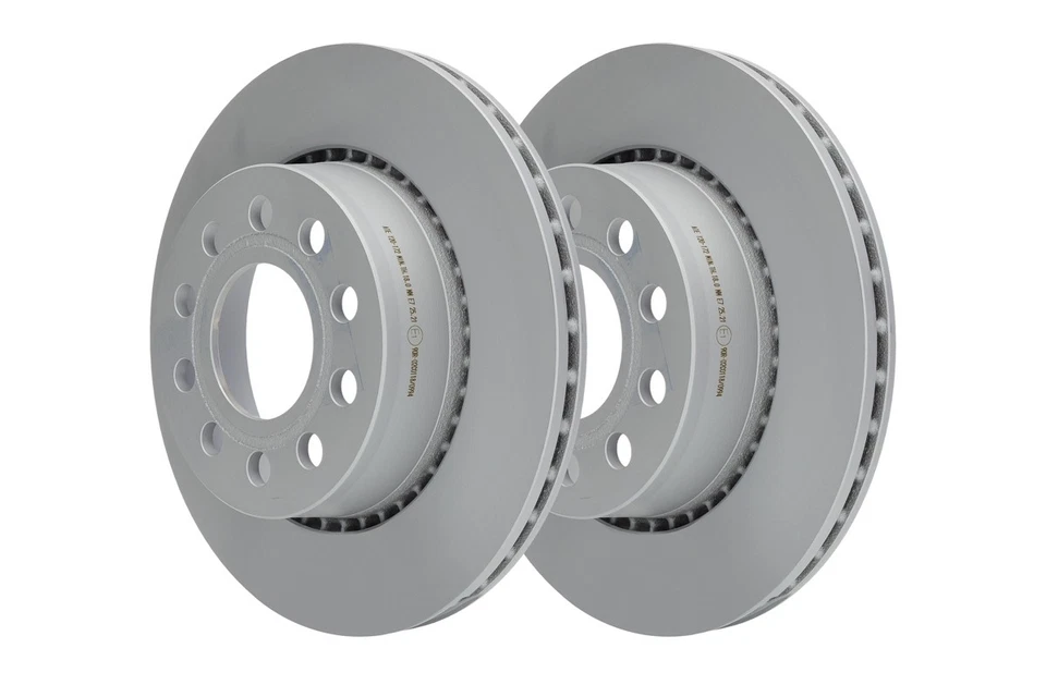 2x BRAKE DISC 24.0120-0172.1 FOR AUDI 100 V8 A6/S6 500 QUATTRO RR/AAN 2.2L 5cyl - Image 3 of 4