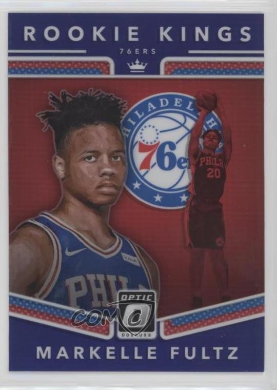 2017-18 Panini Donruss Optic Rookie Kings Purple Prizm Markelle Fultz #1 RC 04m8