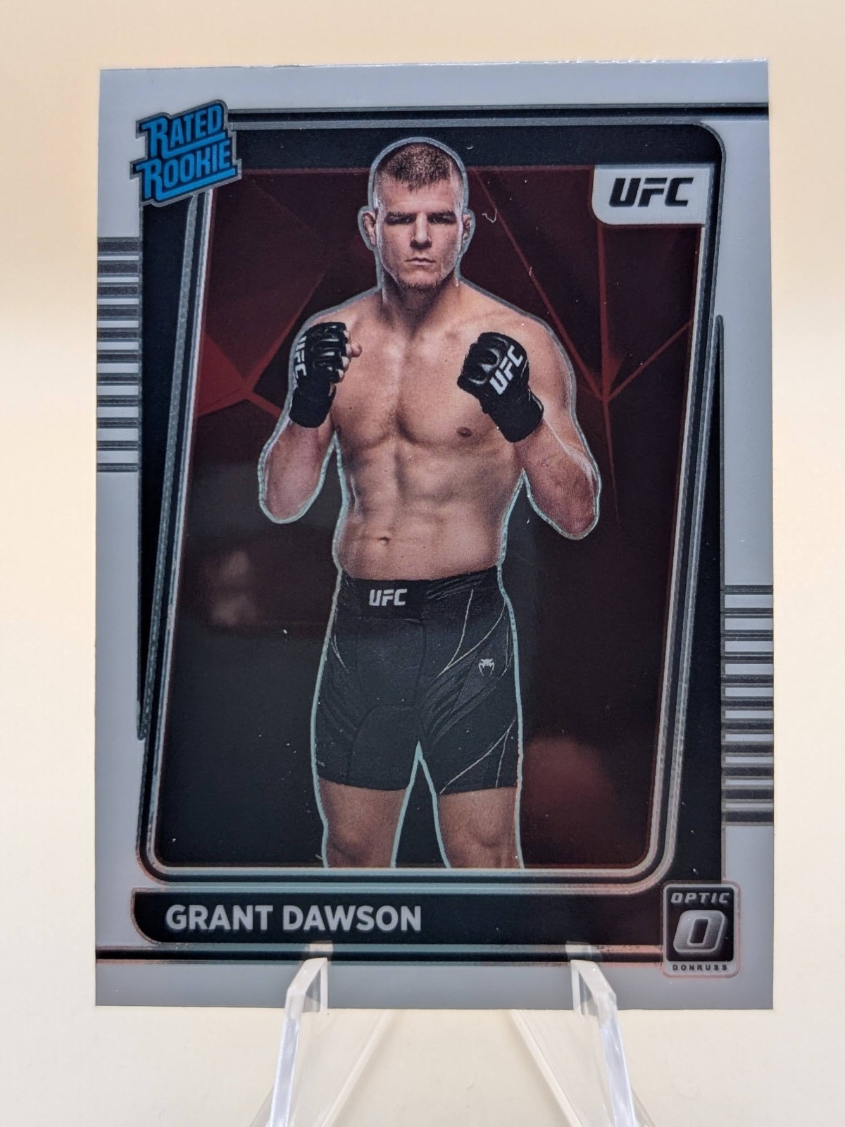 2022 Panini Donruss Optic UFC Grant Dawson Rated Rookie card #101 Lightweight RC
