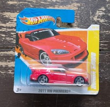 Hotwheels Mint On Card 2011 Premiere Ryu Asada Red Honda S2000 Hardtop
