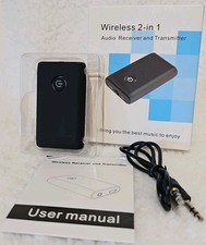 Ankilo Wireless 2- In- 1 Audio Receiver  Transmitter - Open Box - New
