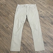 Taylor Stitch Slim Pants Khaki Chino Organic Cotton Mens 36