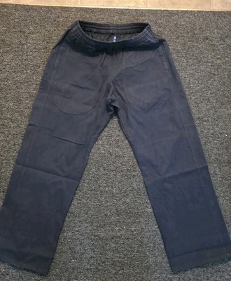 Yeezy Gap Balenciaga Navy Solid Medium Men's Casual Pants sateen New