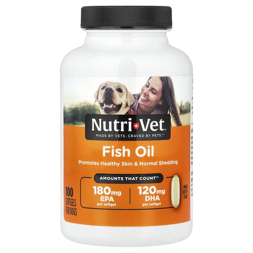 Fish Oil, For Dogs, 100 Softgels