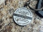 Vintage Collectible Vehicles Postage Blue Enamelled Saab Scania America Keychain — photo 4