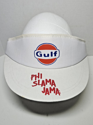 University of Houston Cougars PHI SLAMA JAMA Visor Gulf Oil Logo Vintage Koza's