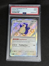 Pokémon Snorlax 202/091 SV: Paldean Fates Baby Shiny Rare Holo PSA 9 on eBay
