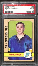 1972 TOPPS #19 ANDRE DUPONT PSA 9 Mint 17950466 