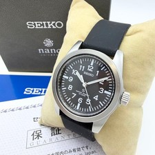 Seiko Nano Universe SUS SCXP155 Quartz Watch Black Dial 35mm Tested