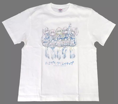 Hamidashi Creative Anime Project White T Shirt Free Size L Unisex