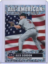 2026 Panini Prizm Stars & Stripes #3 Alex Gordon USA All American Disco