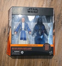 Star Wars Black Series 6  New Hope Obi-Wan Kenobi Darth Vader Concept Art 2-Pack