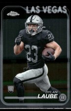 2024 Topps Chrome #280 Dylan Laube Las Vegas Raiders Rookie