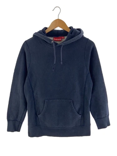 Sweat à capuche Supreme bleu marine S occasion