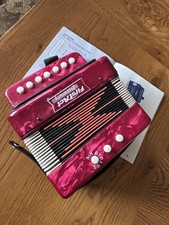 First Act Discovery Kids  Red Accordion, w instruction book, works perfectly