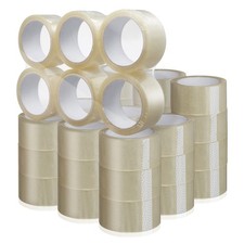 36 Rolls Heavy-Duty Clear Shipping Packing Moving Tape - 2.7 mil 2" x 60 yards