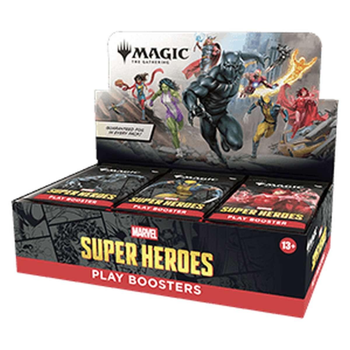 Magic The Gathering Marvel Super Heroes Play Booster Box Sealed ITA mtg