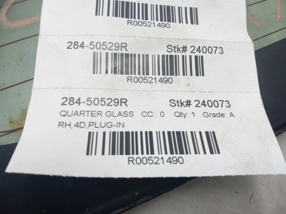 12 TOYOTA PRIUS ENCHUFABLE PASAJERO CUARTO DERECHO CRISTAL Foto 3 de 4