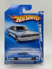 2010 Hot Wheels '67 Dodge Charger Metallic Blue Muscle Mania 7/10 #085/240