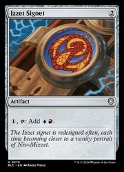 Izzet Signet #278 Commander: Bloomburrow
