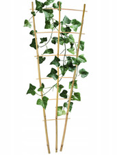 Triple Bamboo Plant Trelli 2pcs, Natural Support for Climbing Plants