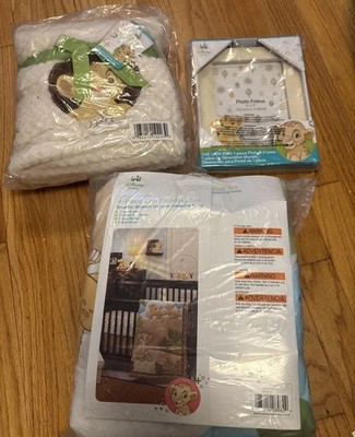 Disney Baby Urban Jungle Lion King 4-Pc Nursery Crib Bedding Set Blanket Frame