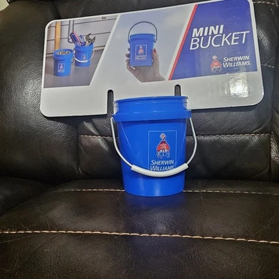 SHERWIN-WILLIAMS Sherwin Williams Blue Mini Bucket With Handle New with Tag