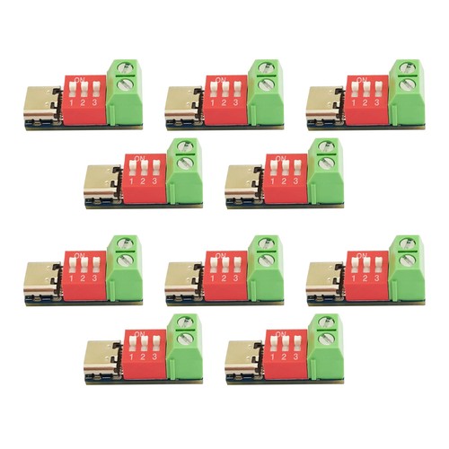 USB-C PD Decoy Module 10pcs w/ Dip Switch Voltage Adjustment 4-22V ...