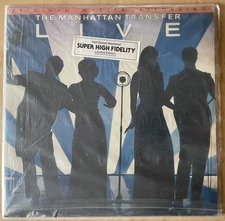 The Manhatten Transfer "Live"1978 Original Master Recording LPMFSL 1-022(EX/VG+)