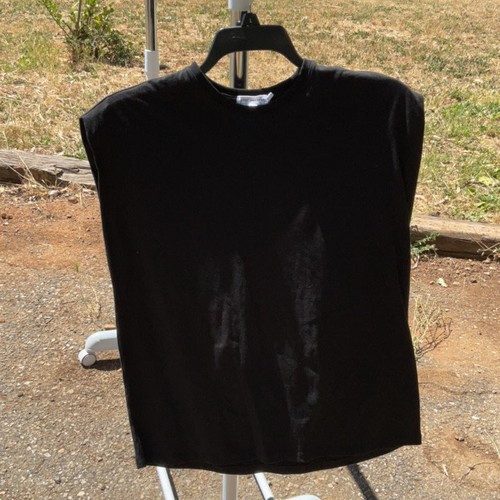 Good American Women's Black Sleeveless Top Size 1 · Used