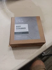 Sud Scrub® Antimicrobial Silicone Body Scrubber, Charcoal, Exfoliating Brush