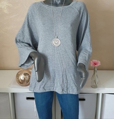 O3W Once we were Warriors Oversize Shirt Sweatshirt Pullover grau Gr. S - M NEU