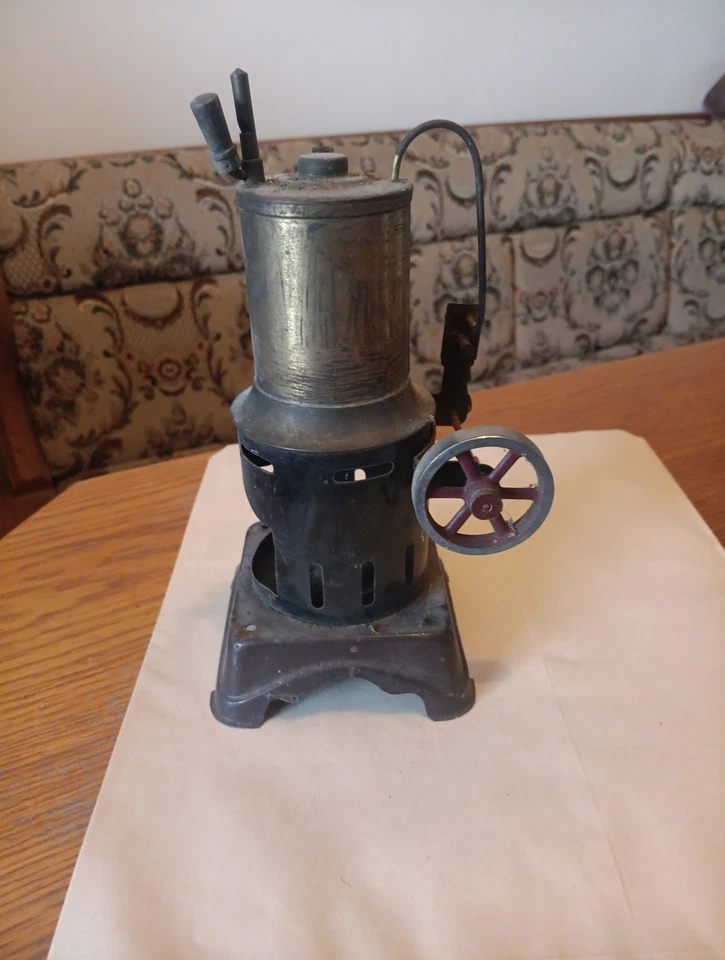 jouet ancien en tôle Machine A Vapeur - Photo 3/4