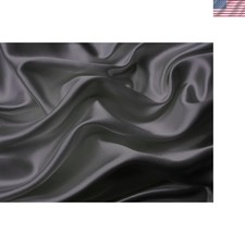 Mk Collection 4pc Soft Satin Deep Pocket Sheet Set - Queen, Dark Grey Chic