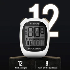 ROCKBROS Wireless Bicycle Computer ANT+ GPS Cycling Computer +Bicycle Mount