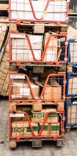 Gitteraufsatzrahmen f. Palette Palettenaufsatz Stapelbox Gitterbox 120x80x40 cm - Bild 7 von 10