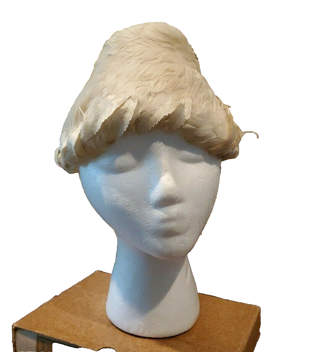Vintage Beresford Midcentury Feather Hat Antique Vintage Ladies BERESFORD Decor Fashion Collectible  main image 4