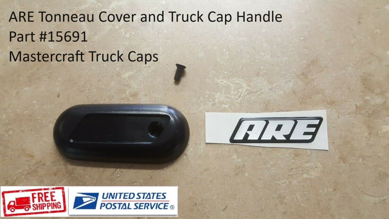 A.R.E tonneau cover and truck cap handle Plastic Molded Palm Handle  #15691